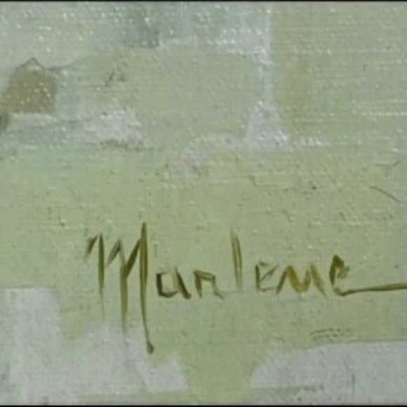 Vintage still life oil painting,‎ framed and signed - Picture 3 of 3